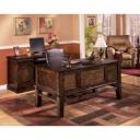 Larchmont Hardwood Credenza Desk Home Office Ashley Home Office Larchmont Collection
