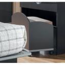 Mobile Vanity Bench in Espresso - Pablo Collection - Azura - 4181