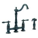 Bronze Kitchen Faucet With Spray