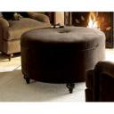 Round Tufted Ottoman