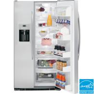Side-by-Side Refrigerator GE Profile 25.6 Cu. Ft. Side-by-Side Refrigerator (Color: Stainless) ENERGY STAR