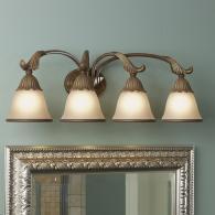 Portfolio 4 Light Seine Crackle Bath Bar