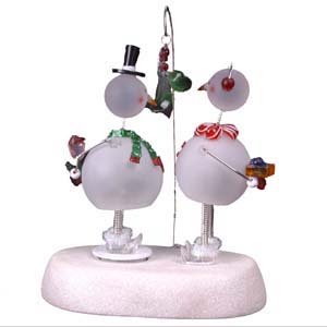 Acrylic Mistletoe Snowman