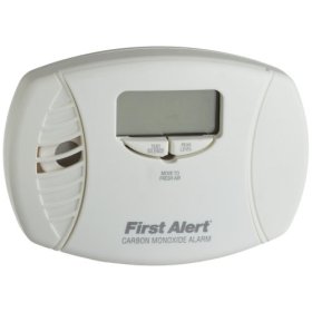 First Alert Carbon Monoxide Plug-In Alarm with Battery Backup and Digital