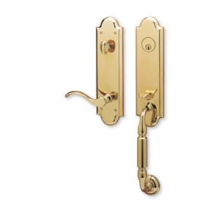 Baldwin Manchester RH Bright Brass Handleset