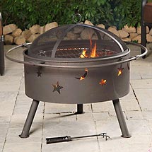 Big Sky Firepit, Black