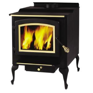 Englander 2,200 Sq. Ft. Satin Black Wood Burning Stove