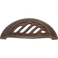 Belwith/Hickory Hardware 3″ C/C Charleston Blacksmith Rustic Iron Cup Pull