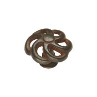 Belwith/Hickory Hardware 1-1/2″ Charleston Blacksmith Rustic Iron Knob