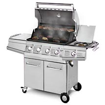 Brinkmann 48,000-BTU 4-Burner Stainless Steel Gas Grill