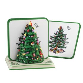 Christmas Tree Coaster 5-Piece Set