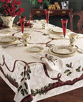 Lenox “Holiday Nouveau” Table Linen Collection
