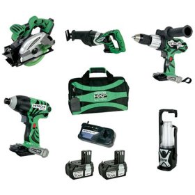 Hitachi KC18DBL 4pc cordless tool kit w/Free Impact NEW