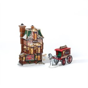 Department 56 Dickens Village Abbey Lane Chocolates Set of 2
