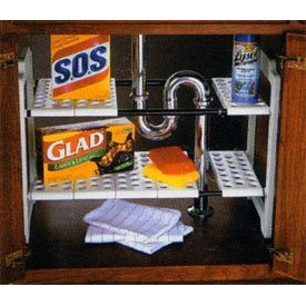 Sink Shelf Expandable Under Sink Shelf