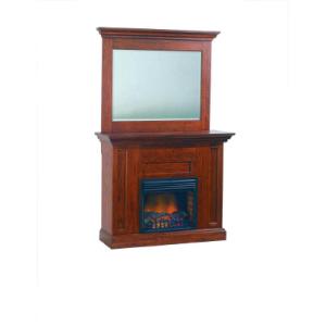 Fireplace Mantel with Mirror