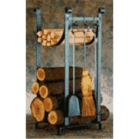 Fireplace Tool Set With Log Basket