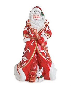 Fitz and Floyd “Town & Country™” Dated Santa Bell