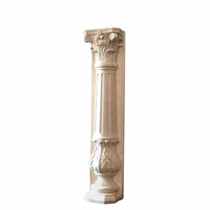 Foster Mantels Column, Grand Acanthus Large Paint Grade Unfinished