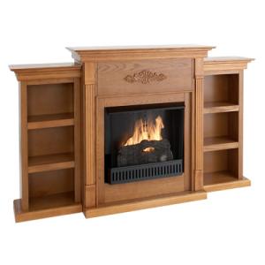 Golden Oak Teri Gel Fuel Fireplace