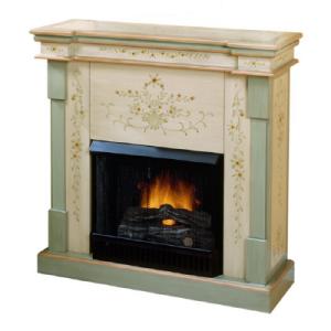 Handpainted “Paris” Fireplace