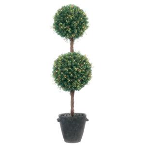 Holly Leaf Double Ball Topiary