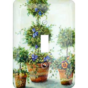 ICON Sunpot Topiary - Single Switch Wall Plate - 3.5 x 5 In.