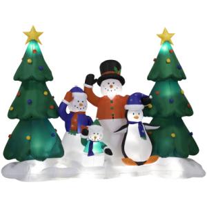 Inflatable Light and Sound Home Accents Holiday 11 Ft. Inflatable Light and Sound Show