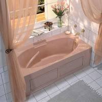 Jacuzzi Nova trade 536 Soaking Bathtub with Integral Skirt Left Side Drain - H530 / H530969 - Oyst/H