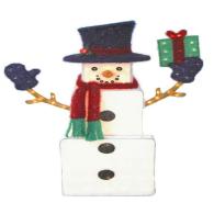 Holiday Living 48″ 250 Light Tinsel Ice Cube Snowman