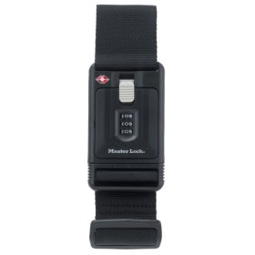 Master Lock TSA Accepted Luggage Locking Strap 78-Inches, Black #4682DBLK