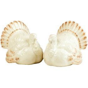 Mikasa Countryside Harvest Turkey Salt-and-Pepper Shakers