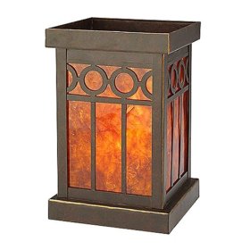 Mission Style Mica Accent Lamp