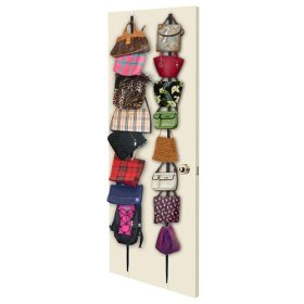 Over the Door Purse Storage Rack