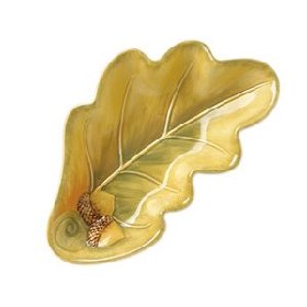 Pfaltzgraff Plymouth Leaf Candy Dish