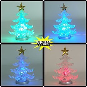 USB Powered Miniature Christmas Tree w/Multicolor LEDs