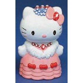 Pink Porcelain Hello Kitty Dress Up Princess Costume Christmas Ornament #HK0102