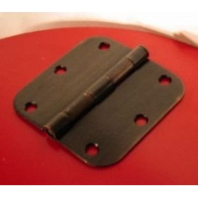 Oil Rubbed Bronze 3.5 X 5/8 Radius Hinge