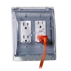 Intermatic Double Gang Weatherproof In-Use Receptacle Cove