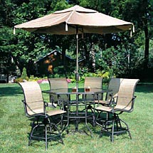 River Delta I 7-Piece Bar-Height Patio Furniture Set