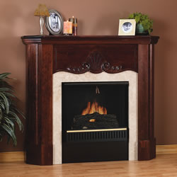 Scott Shell Mahogany Fireplace