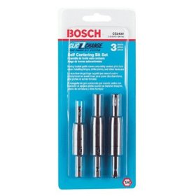 Bosch CC2430 Clic-Change 3 Piece #6, #8, and #10 Self-Centering Bit Assortment