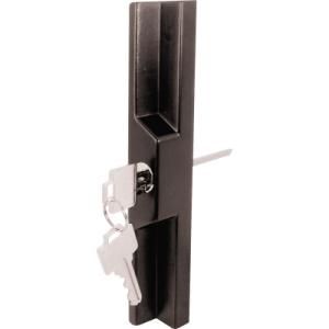 Prime-Line Products Black Keyed Outide Pull For Sliding Glass Door