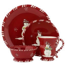 Tracy Porter Jolly Ol’ Snowy 16-pc. Dinnerware Set
