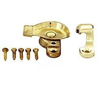 Steel Sash Lock Polished Brass, 2 1/2″