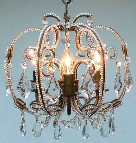 WROUGHT IRON CHANDELIER
