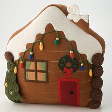 Cabin-Shaped Pillow