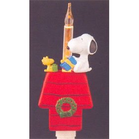 Christmas Snoopy Peanuts Bubblers Bubble Night Light