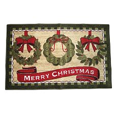Christmas Wreaths Rug