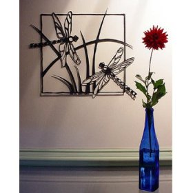 Dragonflies Steel Wall Sculpture
